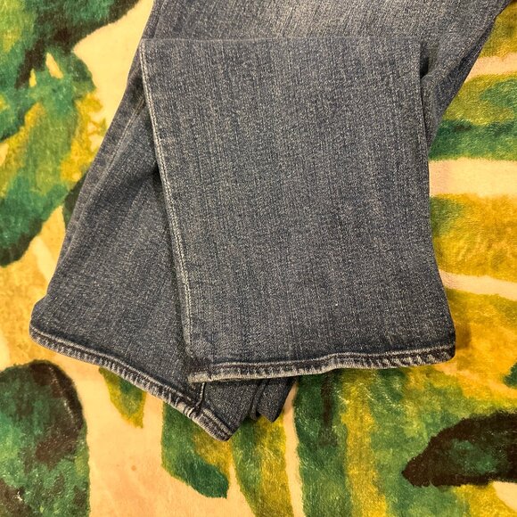 Madewell Sz 6 (28) Rail Straight Low Rise Jeans Stretch Womens Medium Wash - Picture 5 of 15